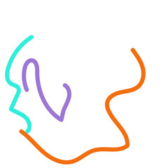 Abstract Squiggly lines vectors
