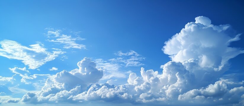a blue sky with white clouds in it High quality © 2rogan