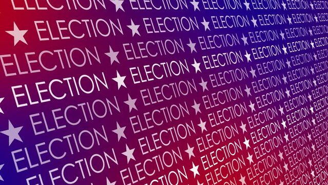 Election inscription background with presidential candidate voting results in political election campaign design