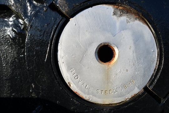 Midvale Steel, 1899, cannon hinge.