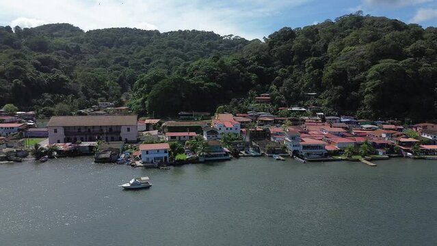 Aerial View Portobelo, Col&oacute;n Panama City