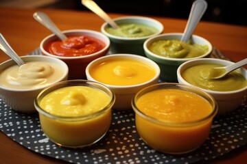 Homemade Baby Food Preparation: Creating homemade baby food together in the kitchen.