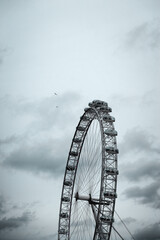 The London Eye is a giant Ferris wheel situated on the banks of