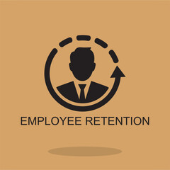 employee retention icon , business icon