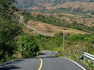 Winding road in the mountains