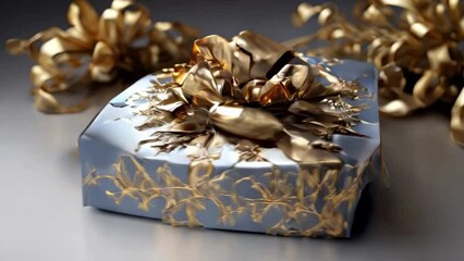 The gift pack wrapping radiates with vibrancy as it combines elegance and modernity