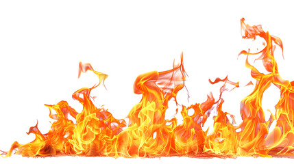 Fire PNG With White Or Transparent Background 