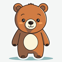 Obraz na płótnie Canvas vector of cute bear