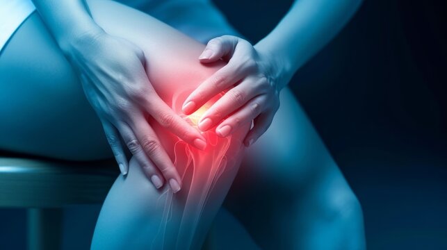 Knee Pain and Injury, Knee X-ray Anatomy, Emphasizing the Bones and Potential injuries