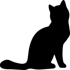 black cat silhouette illustrations, perfect for a wide range of creative projects. Each high-quality 