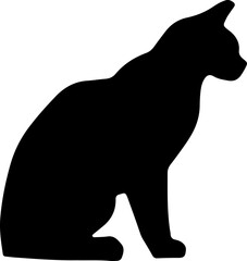 black cat silhouette illustrations, perfect for a wide range of creative projects. Each high-quality 