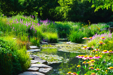 Landscape that creatively brings ideas to life, crafting harmonious and beautiful landscapes inspired by the beauty of nature