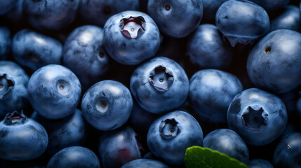 Full of Fresh blueberry background