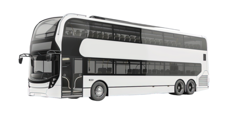 Double Decker Bus Isolated