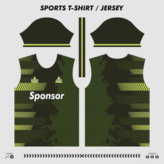 Vector tshirt sport design sublimation jersey