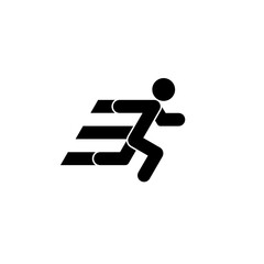 Run icon, logo, shape, symbol, arts, design, icon, healthy, sports
