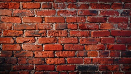 Precision in Every Brick - A Neatly Arranged Brick Wall as a Perfect Background for Photos, Showcasing the Art of Masonry