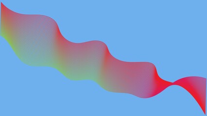 abstract background with rainbow