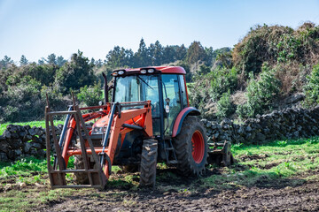 Fototapeta premium tractor