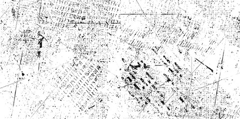 Dry Brush Strokes and Scratches Retro Grunge Background. Hand Drawn Old Scratched Seamless Pattern. 