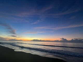 Fototapeta premium sunset on the beach