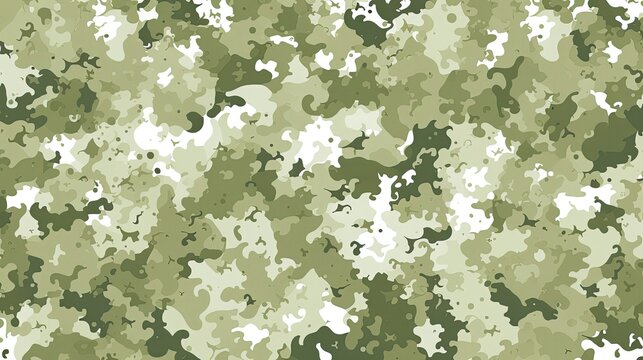small detailed camouflage texture, army-green, medium-green, light-green, white background pattern