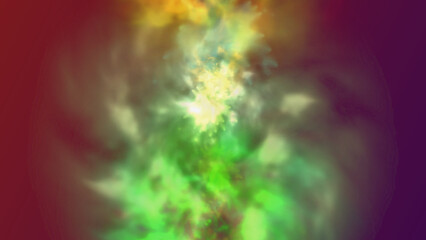 abstract colorful background with smoke