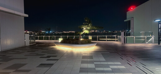 羽田イノベーションシティの夜景