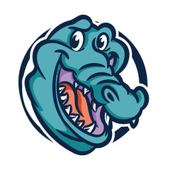 Crocodile Mascot Logo