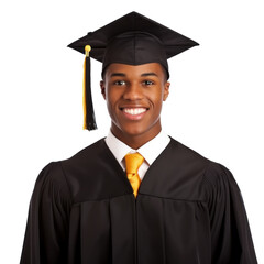 Student over on transparency background PNG