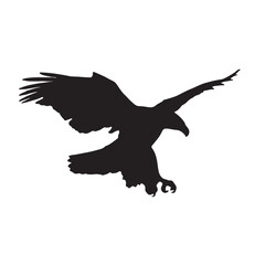 Eagle silhouette vector
