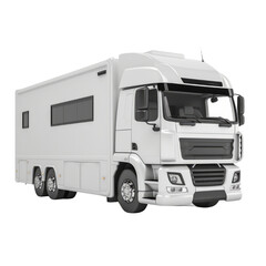 Horsebox Truck PNG Cutout, Generative AI