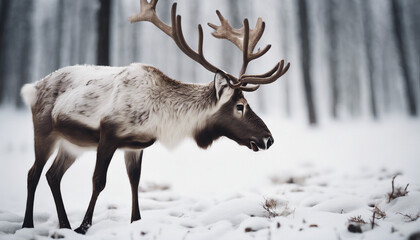 reindeer, isolated, white background


