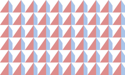 seamless pattern with triangles, abstract triangle geometric pink and blue gray background patch work seamless repeat style, replete image design for fabric printing,
