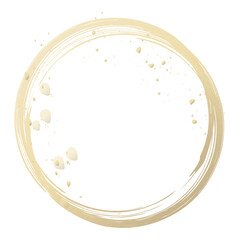 Gold Foil Frame. Gold splatter frames glitter.Gold stroke on transparent background.Abstract line hand-drawn with gold glitter. Luxury gold frames or borders for wedding invitations and wedding cards.