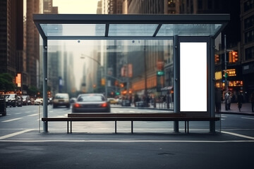 Bus Stop Billboards Mockups