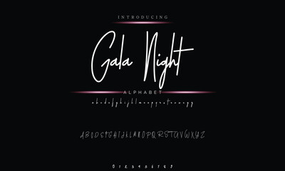 Elegant Signature Typeface - Modern Handwritten Font Design