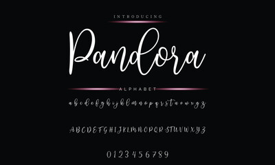 Elegant Signature Typeface - Modern Handwritten Font Design