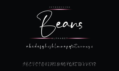 Handwritten Signature Script - Elegant Font Design