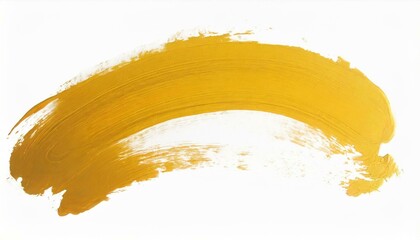 Yellow paint strokes. Generative AI