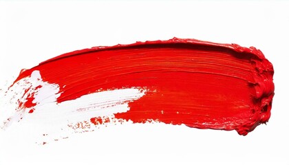 Red paint strokes. Generative AI