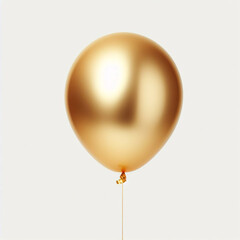 Realistische Goldballons. Bunter glänzender Ballon. Luftballons isolierte Attrappe für Jubiläum, Geburtstagsfeier. Designelement. Hochzeit, Start-up-Dekoration.