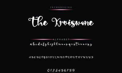Elegant Handwriting Font - Modern Signature Script Design