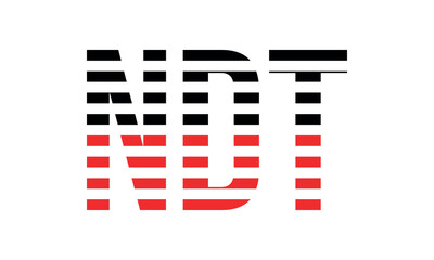 NDT three initial letter iconic line negative space minimal logo design vector template. monogram, abstract, wordmark, business, typography, minimalist, brand, company, flat, modern, unique, simple