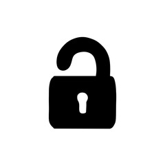 Unlocked padlock icon