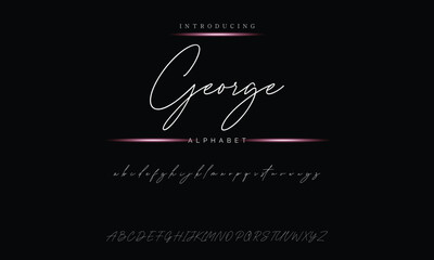 Stylish Signature Font - Modern Handwritten Calligraphy Design