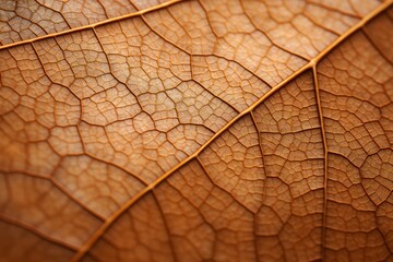 An extreme close-up of the texture of a leaf's surface