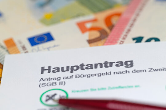 Vordruck f&uuml;r Hauptantrag f&uuml;r B&uuml;rgergeld