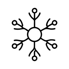 Fototapeta premium Christmas snowflakes, snowflake, snowflakes, snowflake icon, snowflake vector 