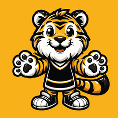 tiger cartoon character